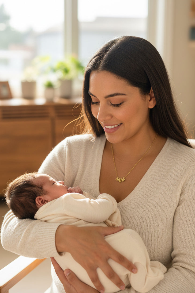 Cherished Mom - Gold